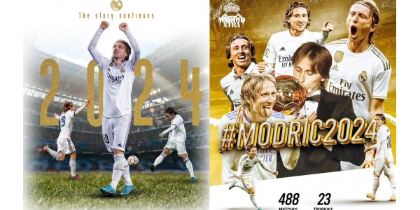 Modric, la légende du Real Madrid, continue l'amour du football qui ne s'éteint jamais